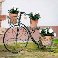 Подставка для цветов "Велосипед" металл, 98х30х71 см